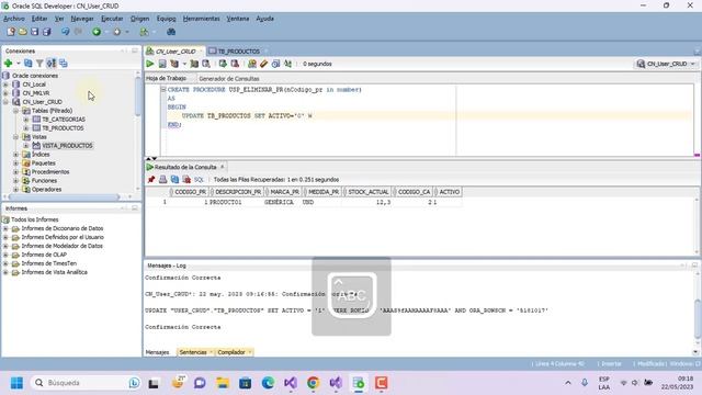 22- Eliminar Producto | Proceso CRUD(C Sharp y Oracle Database) смотреть онлайн