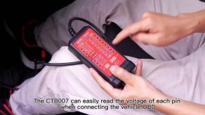 WOYO CTB007 CAN Tester Box/Pin Setting Diagnostic Tool/OBD2 16Pin Break out Box OBD Data Line Signa