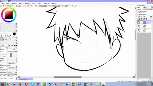 Genius Easypen I405x REVIEW For Linework In Paint Tool Sai And Photoshop CS6