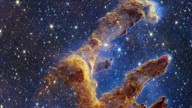 The PILLARS OF CREATION seen by the James Webb in HD смотреть онлайн