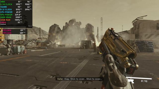 Starfield RTX 3080 OC - 13600K 5.2GHz  ! 720P ! - Garbage !