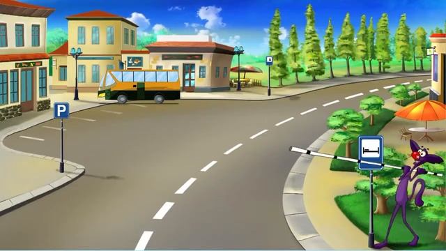 Движение по загородной трассе. Светоотражатели смотреть онлайн