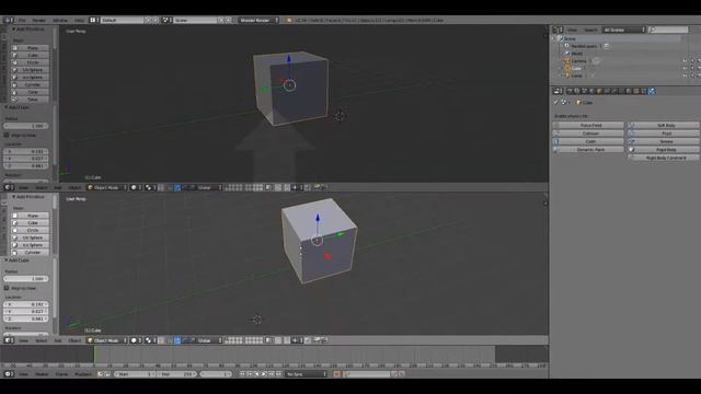 Как ОБЪЕДИНИТЬ\РАЗДЕЛИТЬ окна в Blender 3D смотреть онлайн