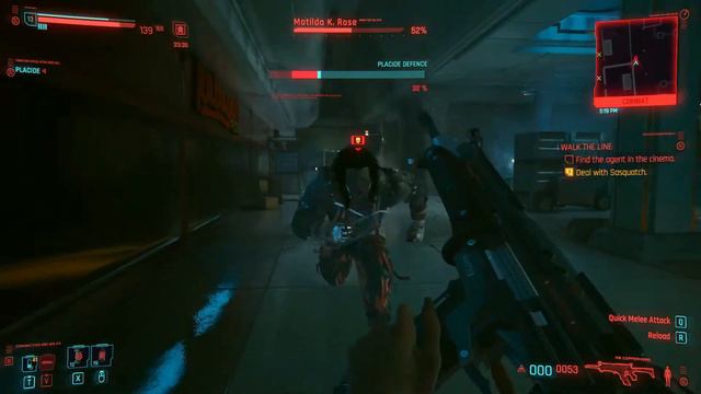 CYBERPUNK 2077 - SASQUATCH BOSS FIGHT(EASY KILL) 100% EPIC BATTLE смотреть онлайн