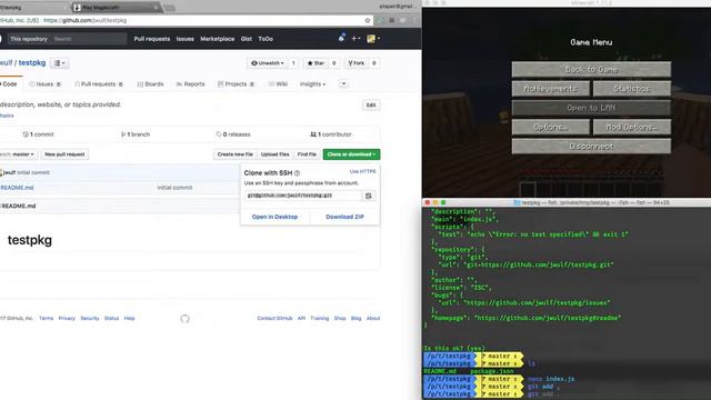 Running code directly from GitHub in Magikcraft смотреть онлайн
