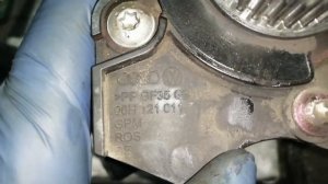 Volkswagen Passat B-7 ЗАМЕНА  ПОМПЫ ОХЛАЖДЕНИЯ