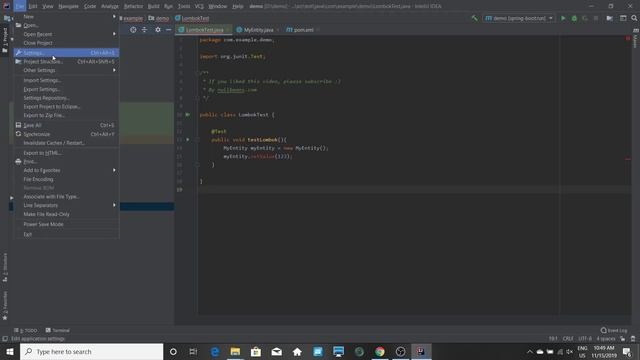 Getting started with Lombok in IntelliJ IDEA | Nullbeans смотреть онлайн