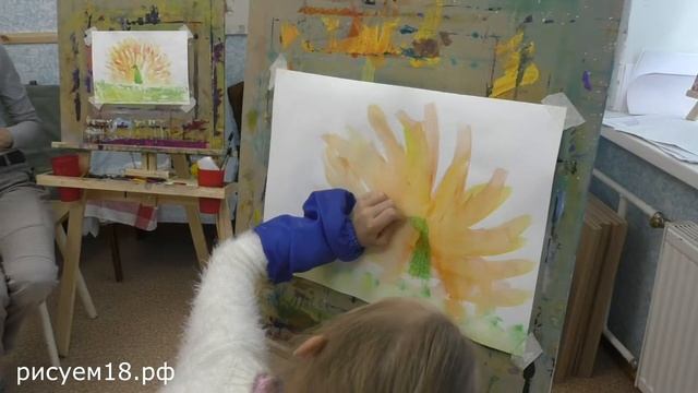 Рисуем павлина с детьми 5 6 лет | Школа рисования Ижевск смотреть онлайн