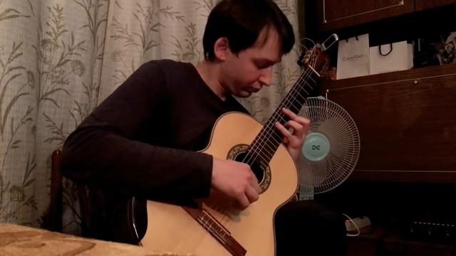 J.S Bach - Prelude for Lute, BWV 999, Guitar Transcription in Dm | Играет: Ученик (Андрей Кольго) смотреть онлайн