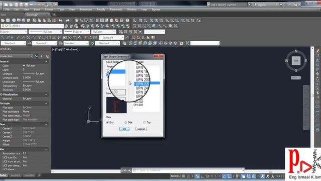 Draw Steel Section in AUTO-CAD - ( Steel Section generator ) смотреть онлайн