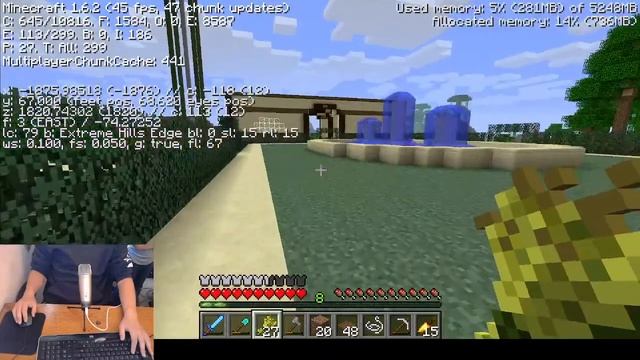 Minecraft 1.6.2 Java Let's Play: Getting my first stream set up смотреть онлайн