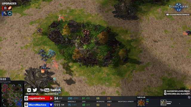 Игры Разума XXI: Пора учиться у роботов! Eris, NegativeZero и MicroMachine учат людей в StarCraft I