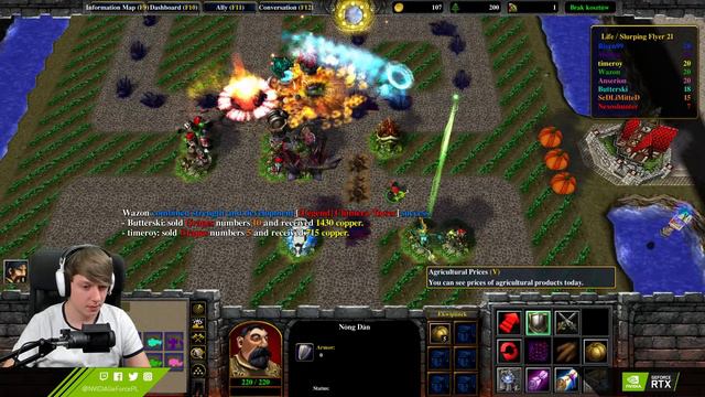 FARMA WARZYW I MOBÓW - Warcraft III: (Random Farm TD) смотреть онлайн