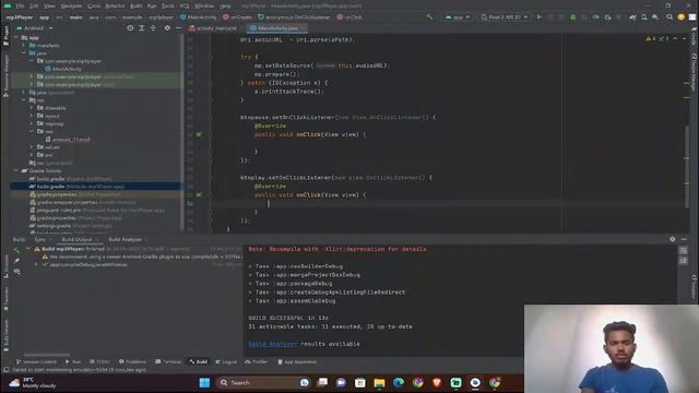 Android Music Player in Android Studio (Part-2) смотреть онлайн