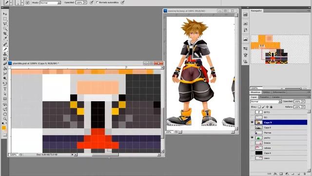 Speed Art Skin Minecraft (Sora, Kingdom Heart) смотреть онлайн