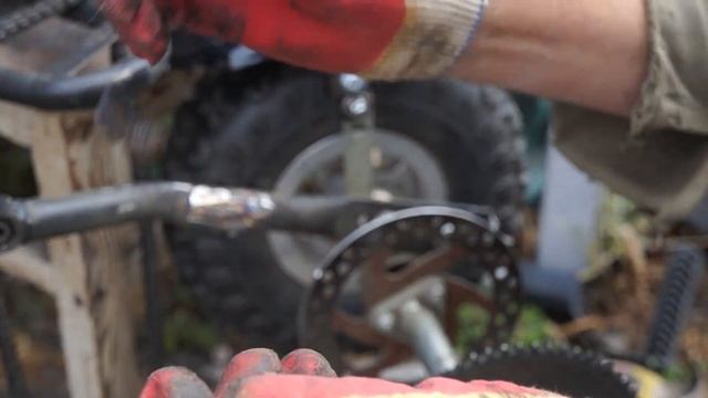 Мини квадрик ремонт маятниковой вилки смотреть онлайн