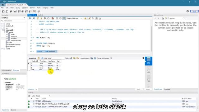 SQL Tutorial Series 05: Delete and Drop Statements with MySQL Workbench смотреть онлайн