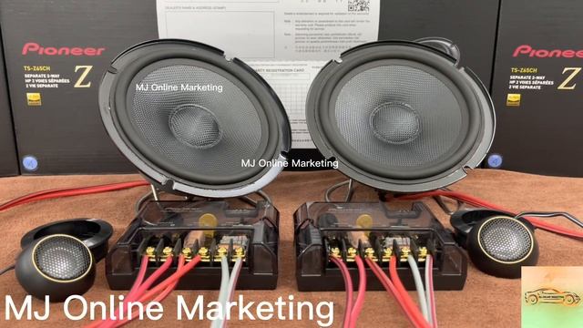 Pioneer TS-Z65CH 6.5 inch 2way Component Speaker Bass Boosted Testing + Sound Clarity Testing смотреть онлайн