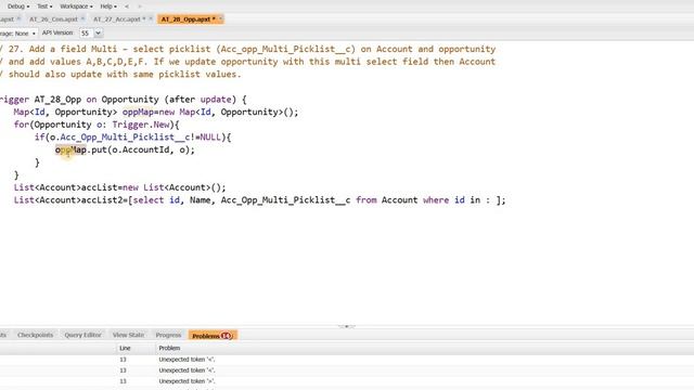 Trigger 27, whenever Opportunity updates, populate same in Account смотреть онлайн