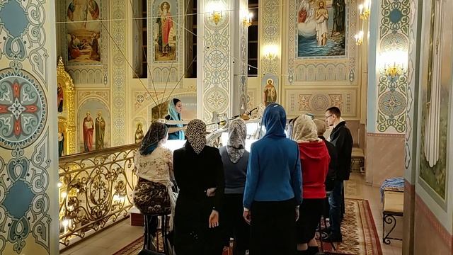 Великое славословие (Г.Н Лапаев). Регент Екатерина Артюхова. смотреть онлайн