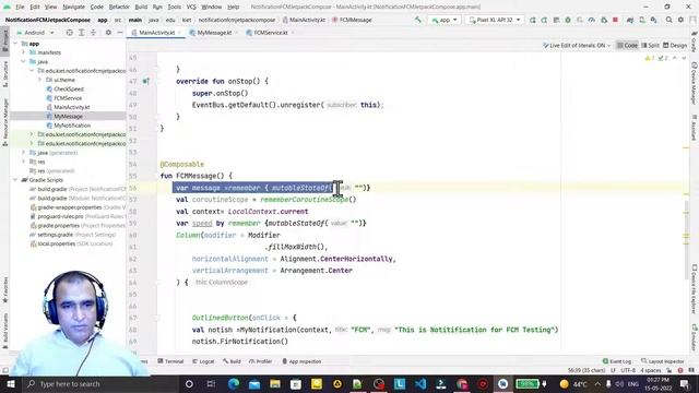 Jetpack Compose -12- Send Firebase Cloud Message to Specific Device | Dr Vipin Classes смотреть онлайн