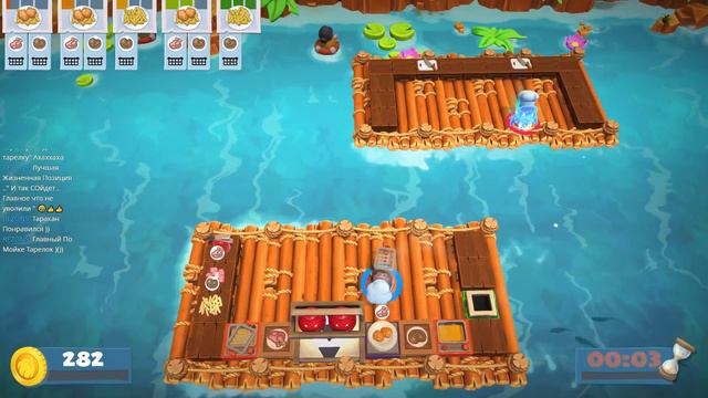 Кооператив с Леночкой ❤️❤️❤️ ● Overcooked! 2 смотреть онлайн