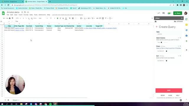 Import Notion data into Google Sheets смотреть онлайн