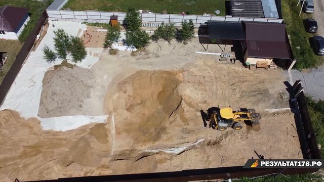 Отсыпка участка песком, 13 соток | Подготовка участка смотреть онлайн