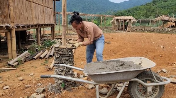 FULL VIDEOS 6 EPISODE:The process of building gates and passages-Farm life, animal husbandry