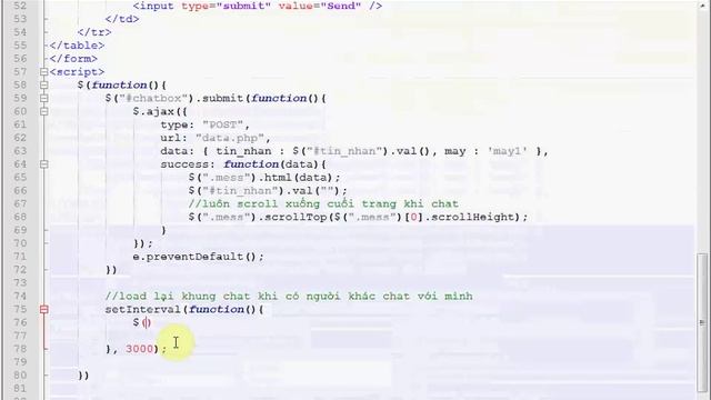 Ứng dụng chat cơ bản trong PHP (phần 3 - end) смотреть онлайн