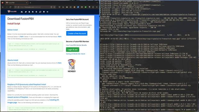 [COMM] FusionPBX - Instalação com pacotes oficiais + prompts de audio pt_BR смотреть онлайн