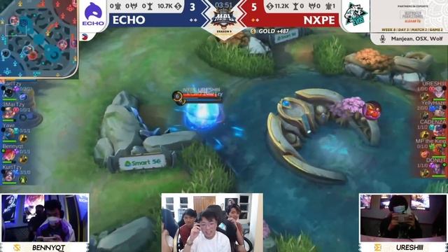 UBOS ANG MGA T-!!! REACTION VIDEO MPLS9 GAME 2- NXPE VS ECHO WEEK 8 DAY 3 смотреть онлайн