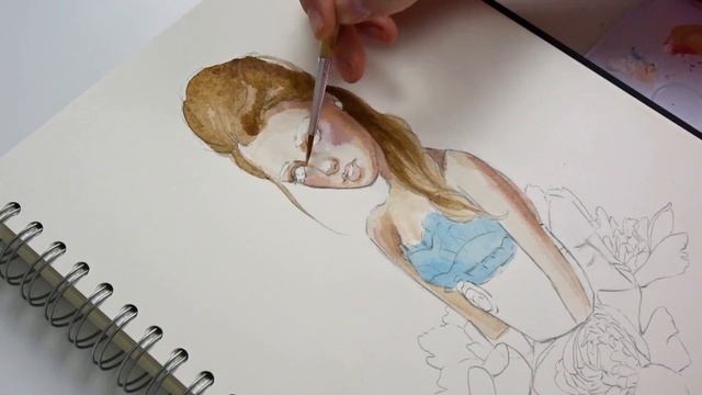 My Sketchbook Drawing Process 【Sketchbook Diaries #7】 смотреть онлайн