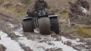 На что способен трицикл-болотоход Zubr Trike
