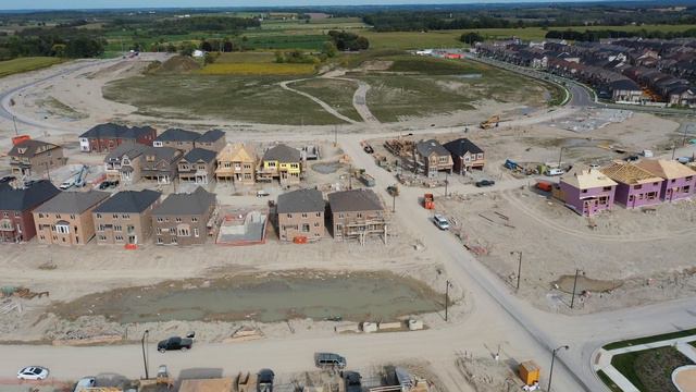 Queensville In East Gwillimbury - Drone Aerial In 4K
