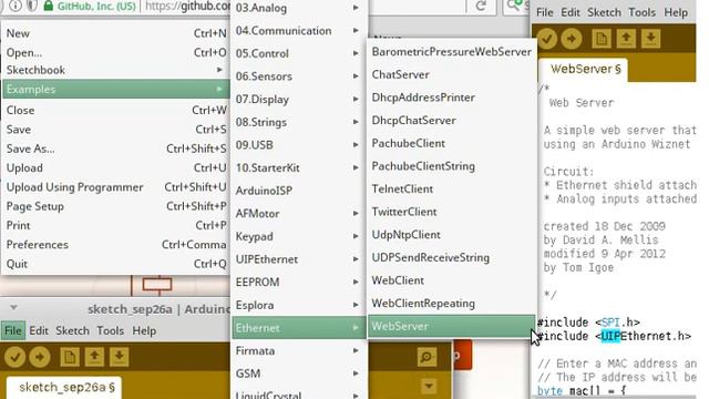 Configuring Arduino Proteus Ethernet Simulation In VirtualBox