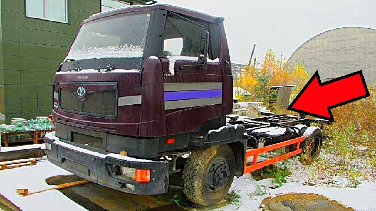 На задворках предприятия был найден единственный опытный безкапотник ЗИЛ амур с пластиковой кабиной смотреть онлайн