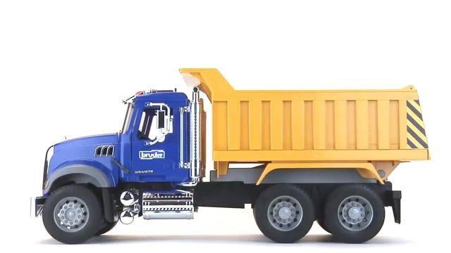 Самосвал MACK, 02-815 02815 Bruder Спецтехника игрушка подарок для мальчика смотреть онлайн