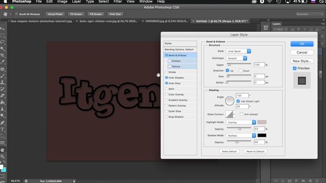 Уроки по Photoshop. Текст: Бенгальский огонек смотреть онлайн