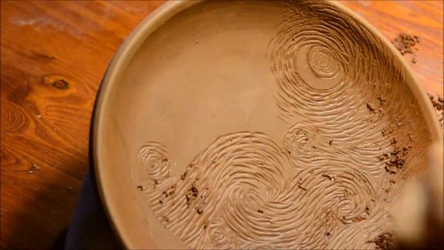 Керамическая тарелка 