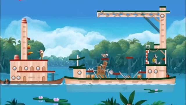 Angry Birds Rio 2 - Blossom River. Level 20. 3 stars. смотреть онлайн