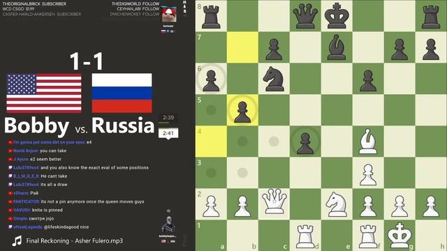 Russia King Blunders Checkmate in 17 смотреть онлайн