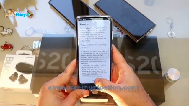 3 Whatsapp Messenger install to Samsung Galaxy S20 смотреть онлайн