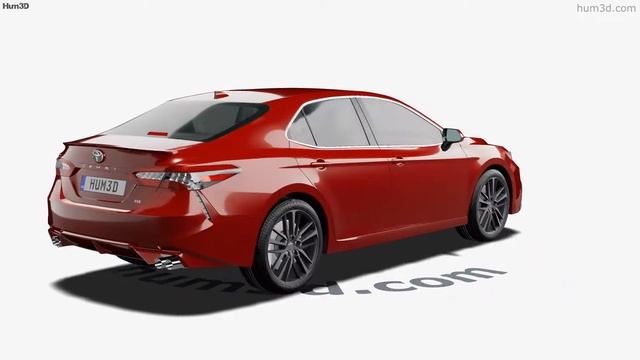 Toyota Camry XSE 2021 3D model by Hum3D.com смотреть онлайн