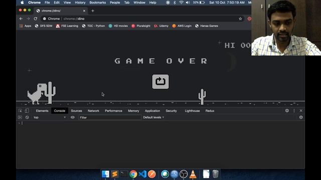 How to finish the Chrome Dino Game | yusy4code смотреть онлайн