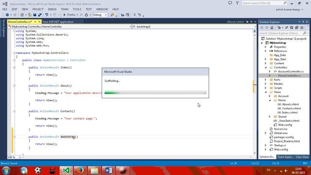 Bootstrap Tutorial - #2 Asp.Net MVC overview for beginners смотреть онлайн