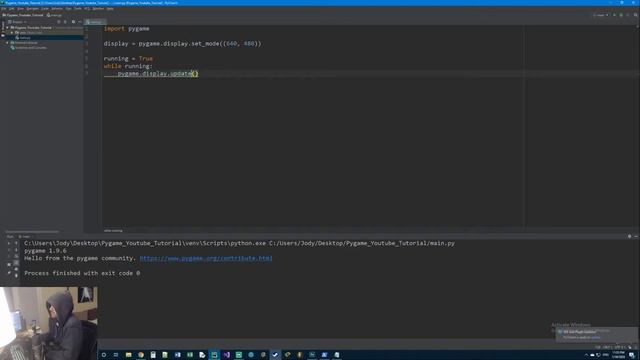 Pygame Tutorial (Basics) Galaga Style Game Part 1 - Creating the Display смотреть онлайн