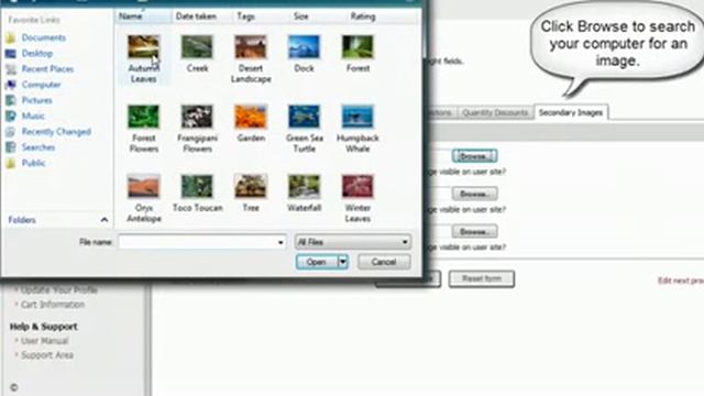 PHP Cart: Pinnacle cart: Adding secondary images to your products in Pinnacle Cart.mp4 смотреть онлайн