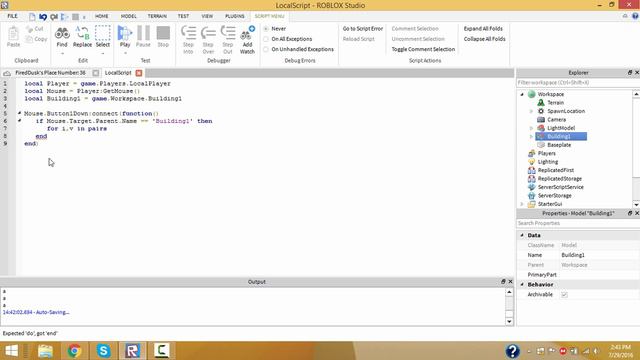 ROBLOX Scripting: Taking out the fire | Button1Down | (Voice) - 2016 смотреть онлайн