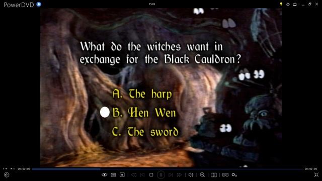 The Black Cauldron 2000 DVD Menu Walkthrough смотреть онлайн